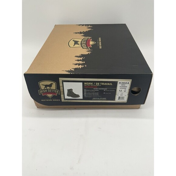 🥾Irish Setter 83604 Farmington Men’s 6” Boots W/ Aluminum Toe Size 12D 🥾 - Picture 2 of 10